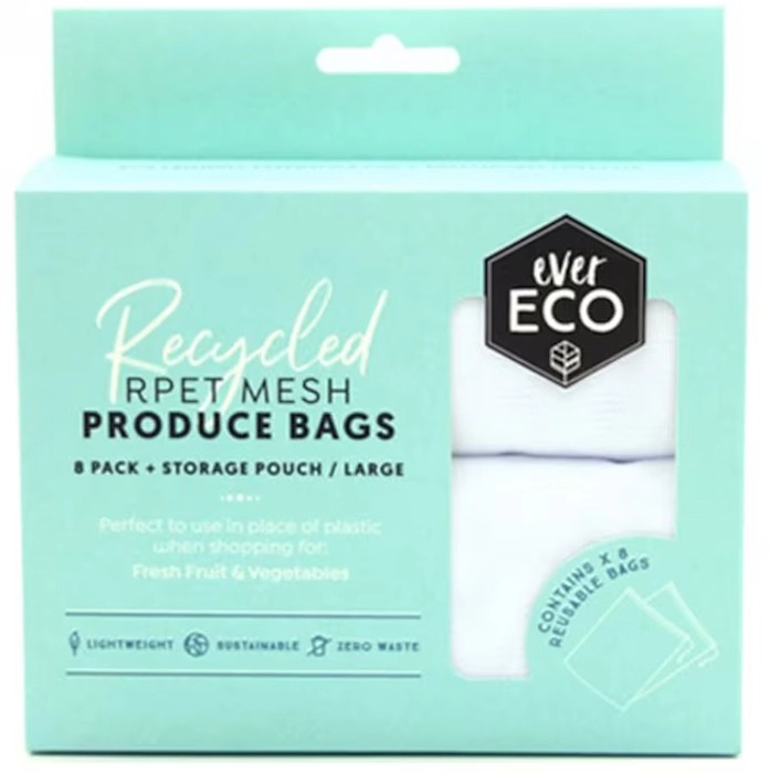 Ever Eco Reusable Produce Bag Large 8 Pack