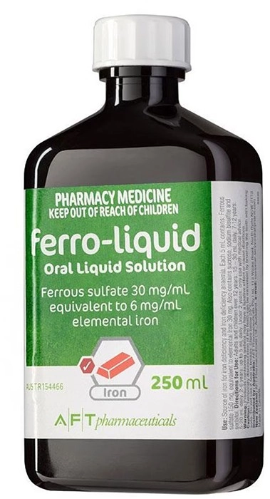 Ferro-liquid Ferrous Sulfate Solution 250ml