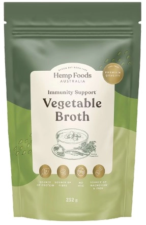 Hemp Foods Australia Immunity Support Vegetable Broth 252g