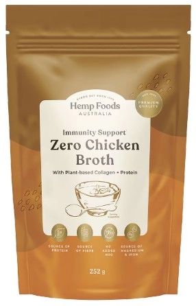 Hemp Foods Australia Immunity Support Zero Chicken Broth 252g