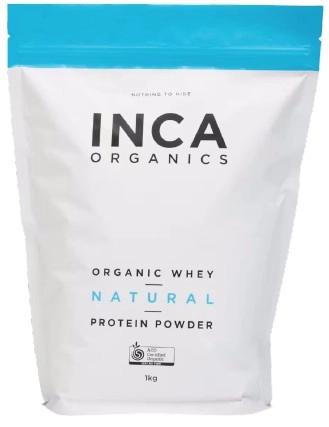 Inca Organics Organic Whey Protein Powder Natual 1kg