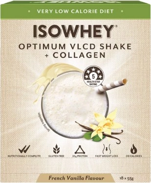 Isowhey VLCD & Collagen Shake French Vanilla 18 x 55g¹