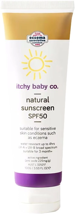 Itchy Baby Co. Natural Sunscreen SPF50+ 100g