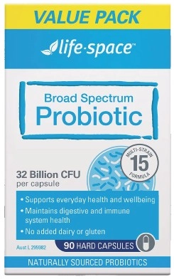 Life-Space Broad Spectrum Probiotic 90 Capsules¹