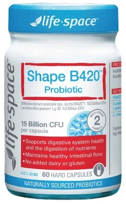 Life-Space Shape B420 Probiotic 60 Capsules¹