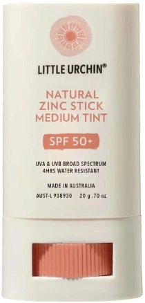 Little Urchin Natural Zinc Stick Medium Tint SPF50+