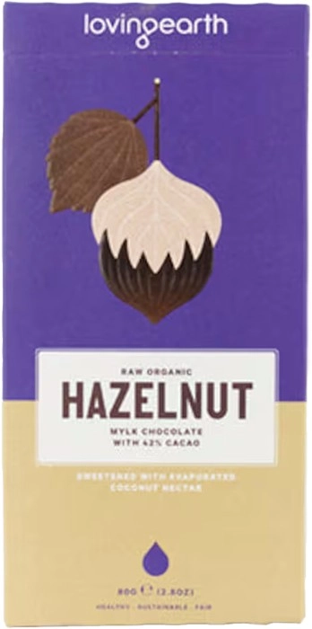 Loving Earth Hazelnut Mylk Chocolate 80g