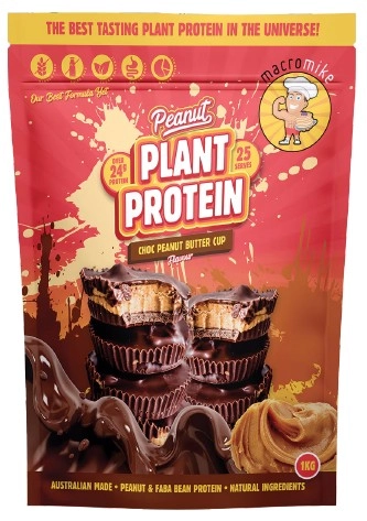 Macro Mike Peanut Plant Protein Choc Peanut Butter Cup 1kg