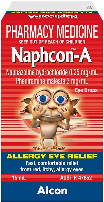 Naphcon-A Eye Drops Allergy Eye Relief 15ml