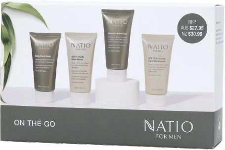 Natio for Men on the Go Travel Set