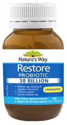 Nature’s Way Restore Probiotic 30 Billion 30 Capsules