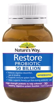 Nature’s Way Restore Probiotic 50 Billion 30 Capsules