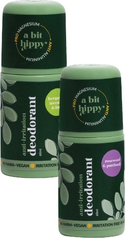 NEW A Bit Hippy Deodorant, 60ml Varieties