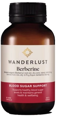 NEW Wanderlust Berberine 333mg - 60 Capsules