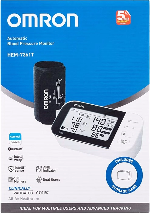 Omron HEM7361T Advanced + AFIB Blood Pressure Monitor