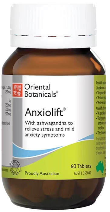 Oriental Botanicals Anxiolift 60 Tablets