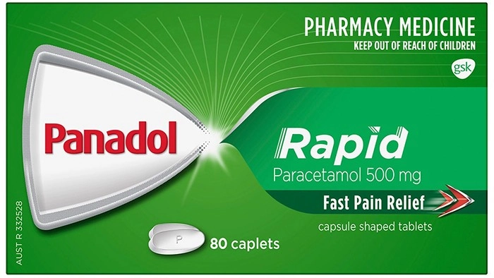 Panadol Rapid Fast Pain Relief 80 Caplets