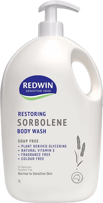 Redwin Sorbolene Body Wash with Vitamin E 1 Litre