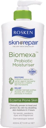 Rosken Biomexa Probiotic Moisturiser 400ml