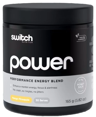 Switch Nutrition Power Performance Energy Pre-Workout Mango Pineapple 165g