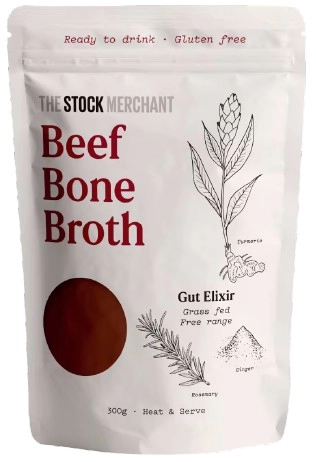 The Stock Merchant Ready To Drink Beef Bone Broth 300g