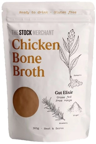 The Stock Merchant Ready To Drink Chicken Bone Broth 300g