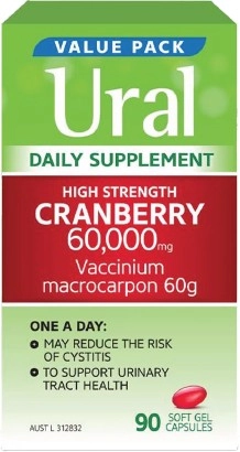 Ural High Strength Cranberry 60000mg 90 Capsules