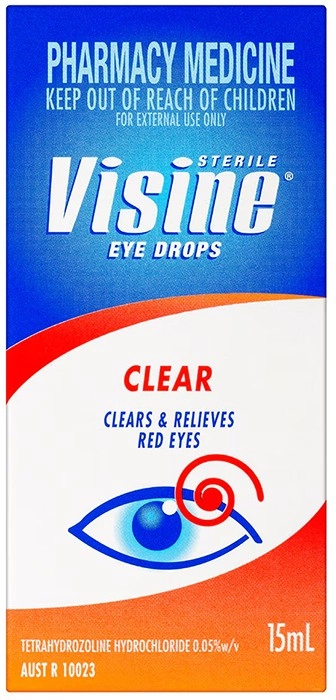 Visine Eye Drops Clear 15ml