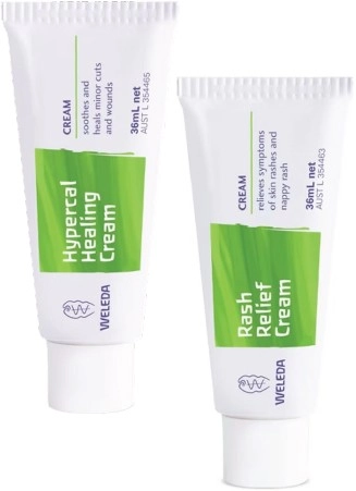 Weleda Rash Relief Cream or Hypercal Healing Cream, 36ml