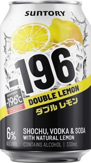 -196 Double Lemon & Vodka Cans 10x330mL