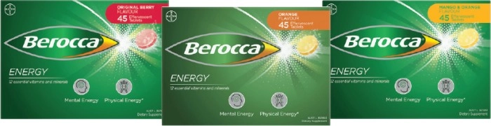 Berocca Energy Effervescents 45 Pack