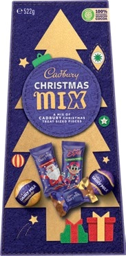 Cadbury Christmas Tree Gift Box 522g