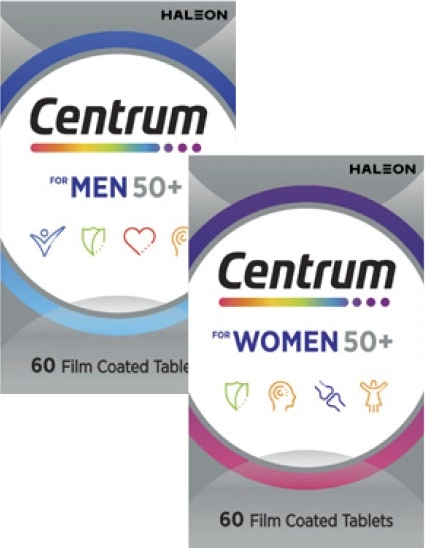 Centrum Multivitamins 50+ Tablets 60 Pack^