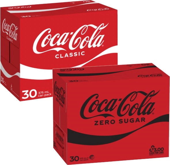 Coca-Cola Soft Drink 30x375mL