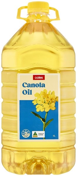 Coles Canola Oil 4 Litre