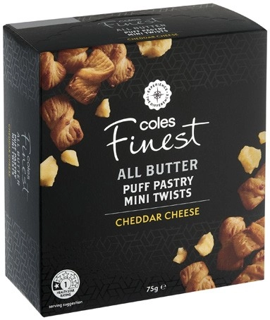 Coles Finest Mini Cheese Twists 75g