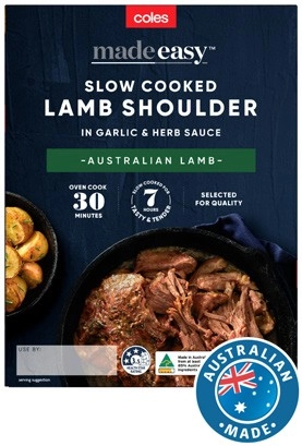 Coles Made Easy Slow Cooked Lamb Shoulder 550g