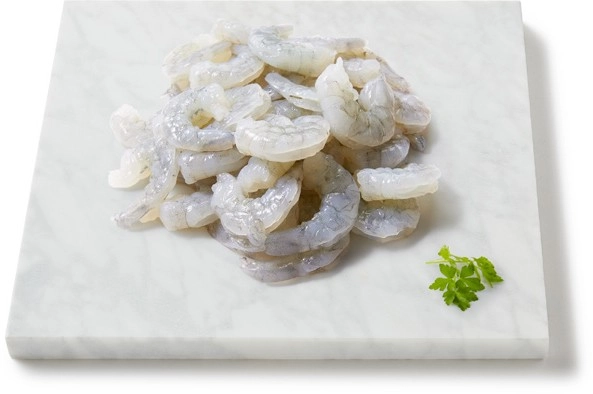 Coles Thawed Raw Peeled Prawn Meat