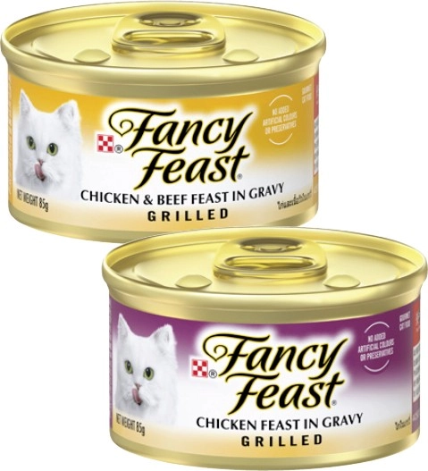 Fancy Feast Classic or Creamy Delights Cat Food 85g