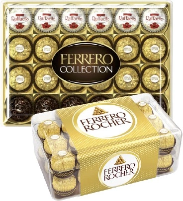 Ferrero Rocher 30 Pack 375g or Collection Chocolate Gift Box 24 Pack 269g