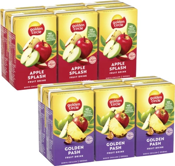 Golden Circle Tetra Fruit Drink 6x250mL