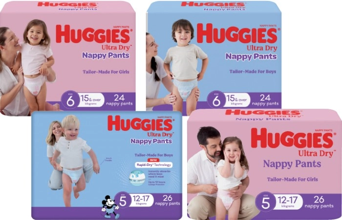 Huggies Bulk Nappy Pants 24 Pack-36 Pack