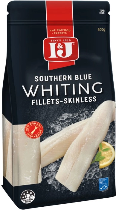 I&J Southern Blue Whiting Fillets 500g