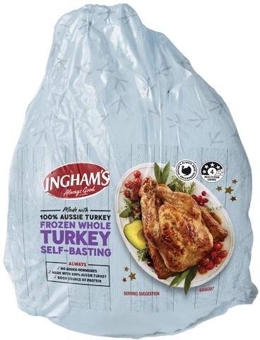 Inghams Frozen Whole Turkey 3kg