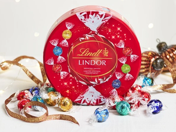 Lindt Lindor Limited Edition Round Tin 396g