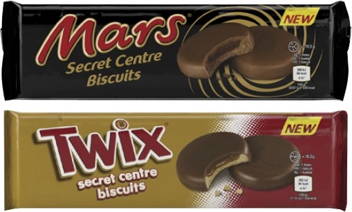 Mars or Twix Biscuits 132g