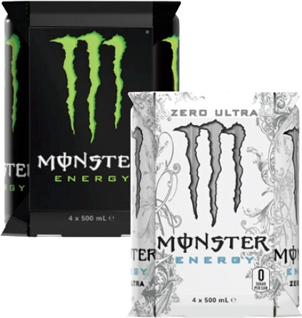 Monster Energy Drink 4x500mL