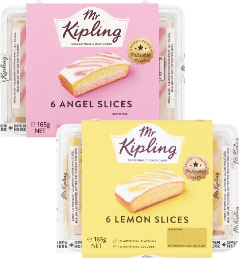 Mr Kipling Cakes 155g-165g