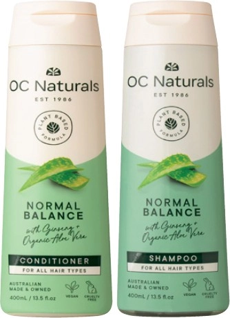 OC Naturals Shampoo or Conditioner 400mL