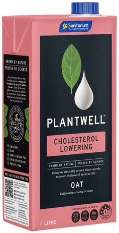 Plantwell Cholesterol Lowering Oat Milk 1 Litre